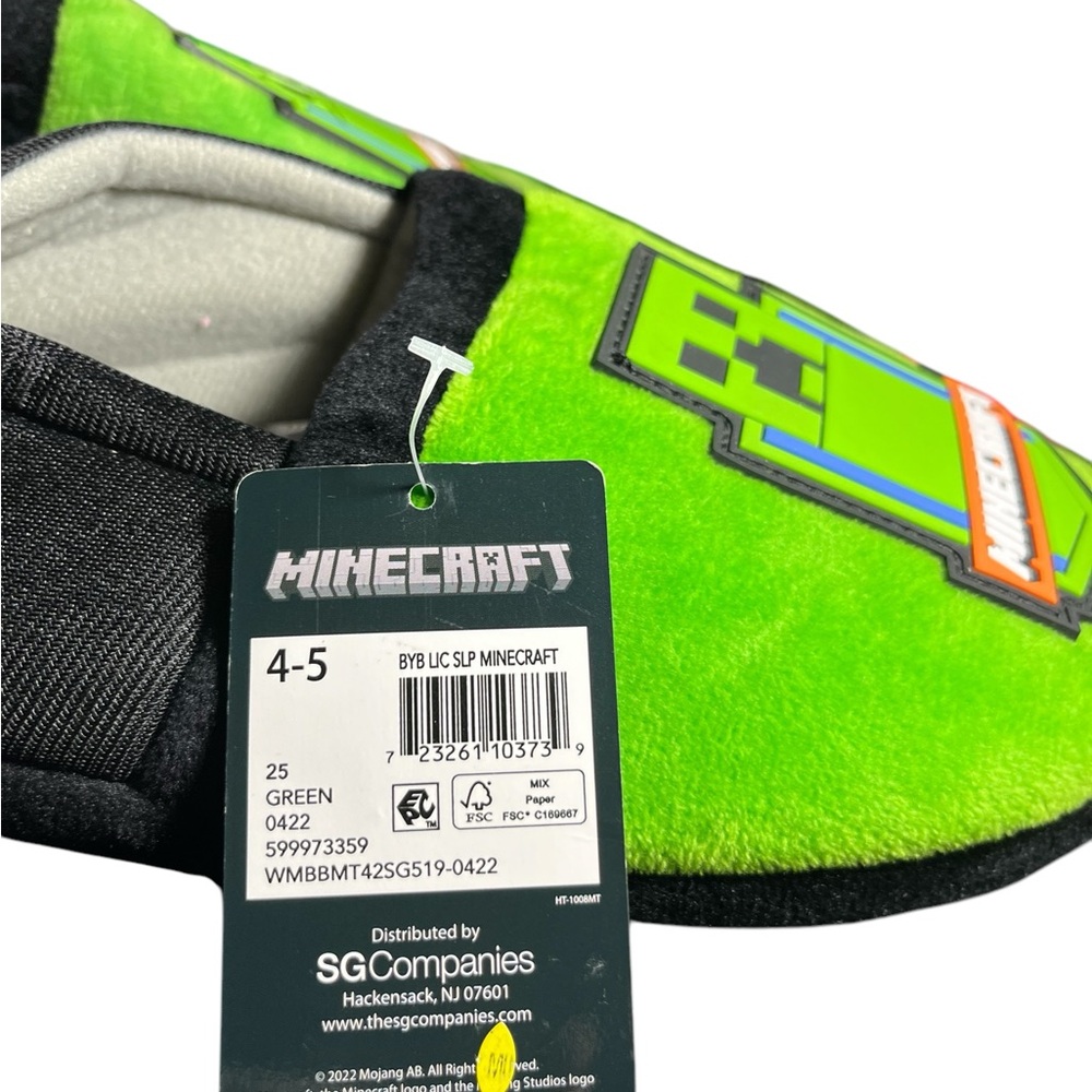 Boys Mindcraft Slippers NWT - Picture 8 of 8